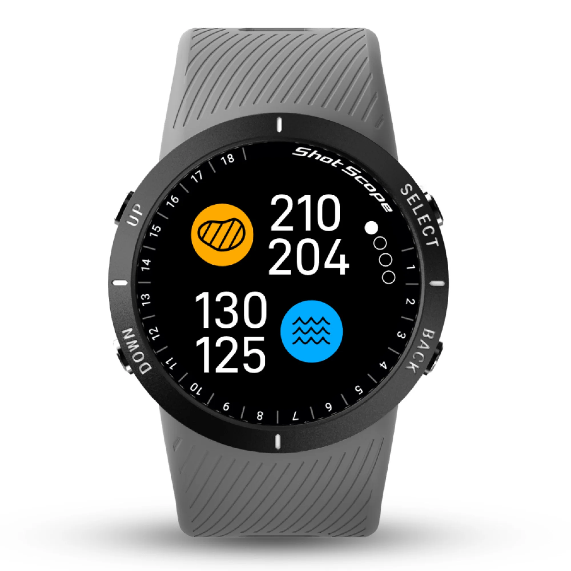 Shot Scope V5 GPS Watch - Grey - Image 4