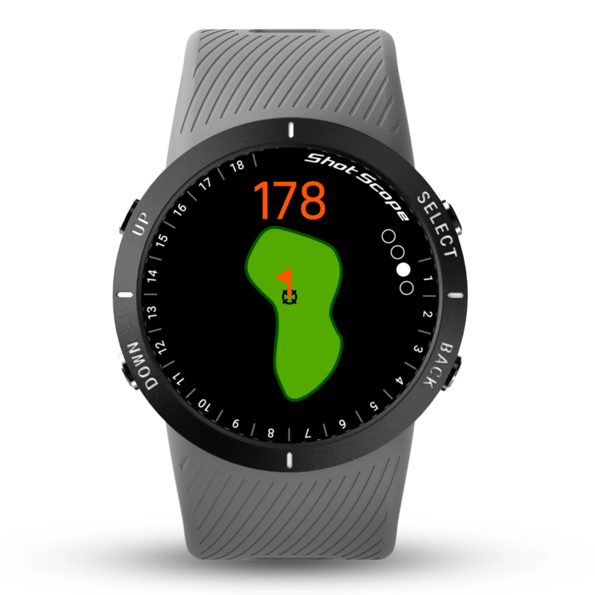 Shot Scope V5 GPS Watch - Grey - Image 5