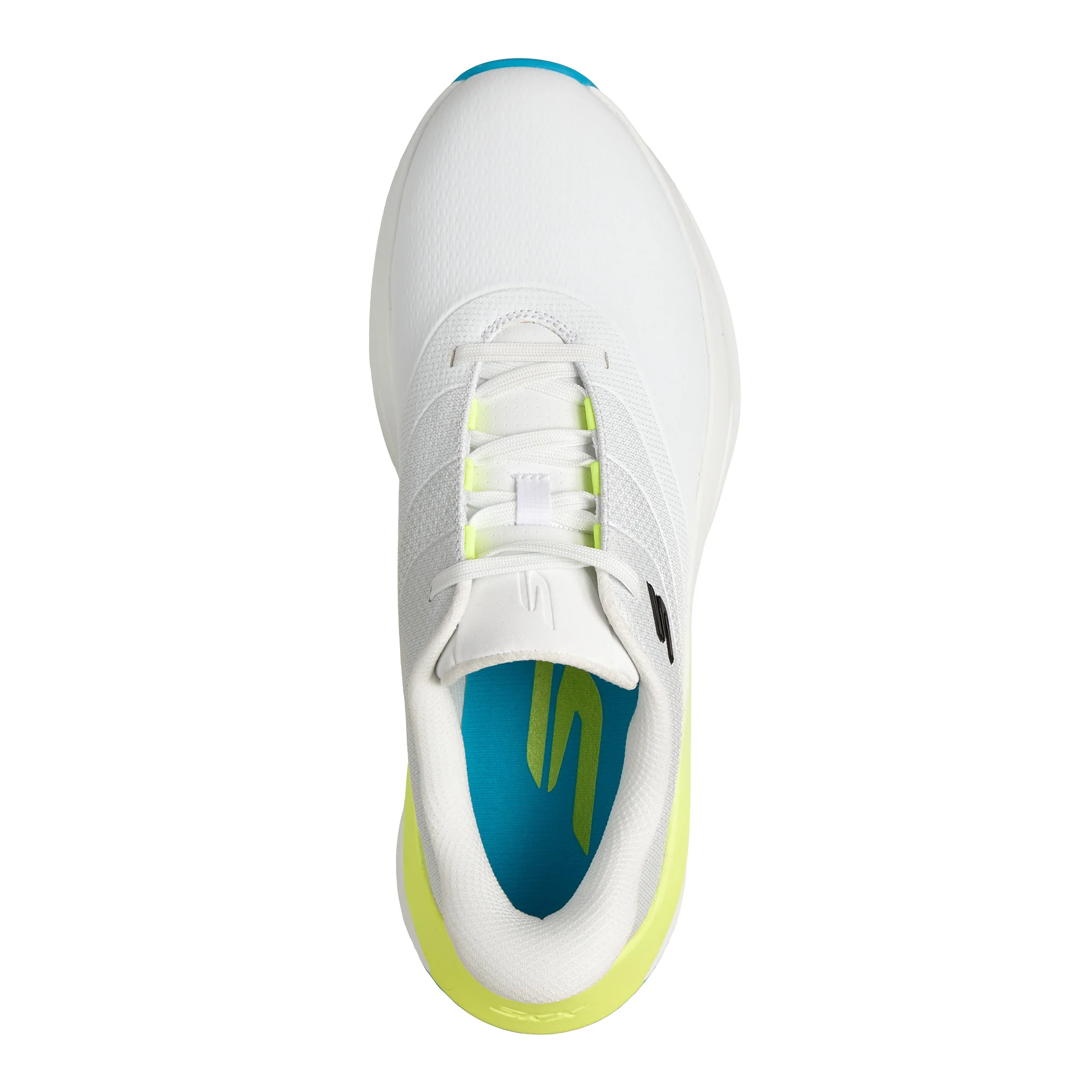 Skechers Men's Flow Slip-In Spikeless Golf Shoes - White, Black & Multi - Image 4