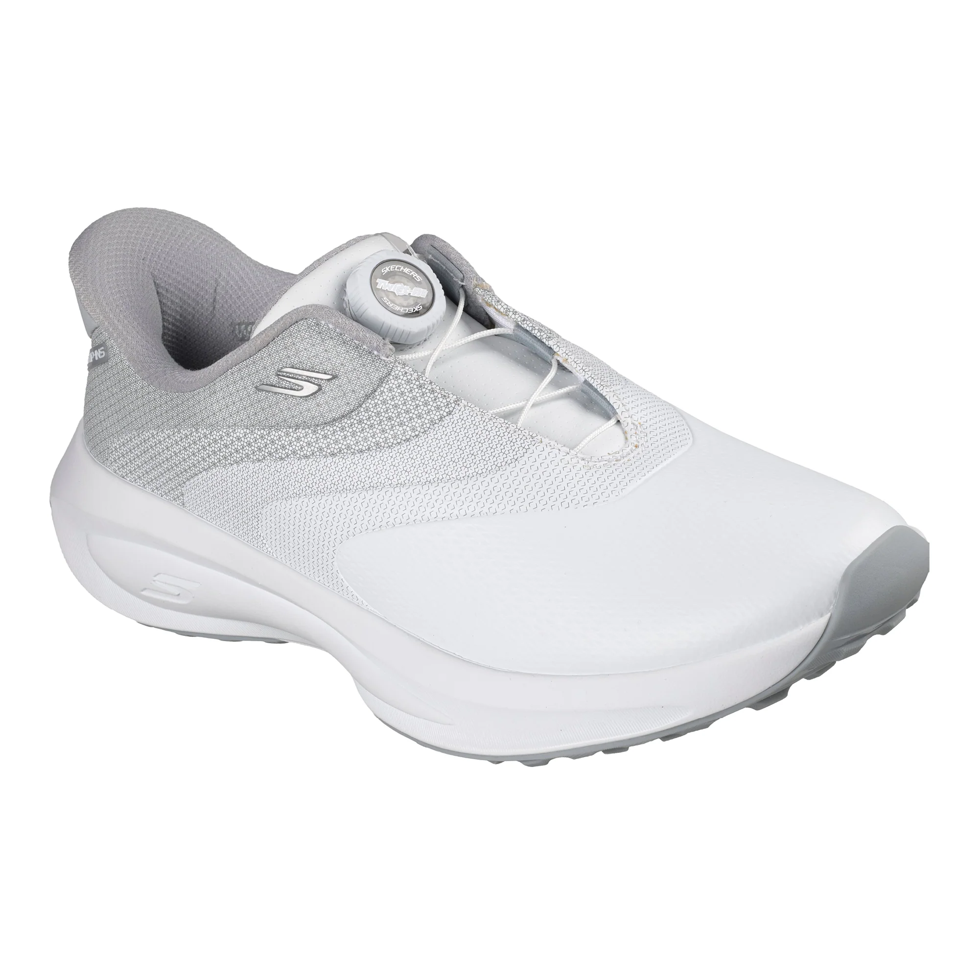 Skechers Men's Flow Twist-Fit Slip In Spikeless Golf Shoes - White - Image 3