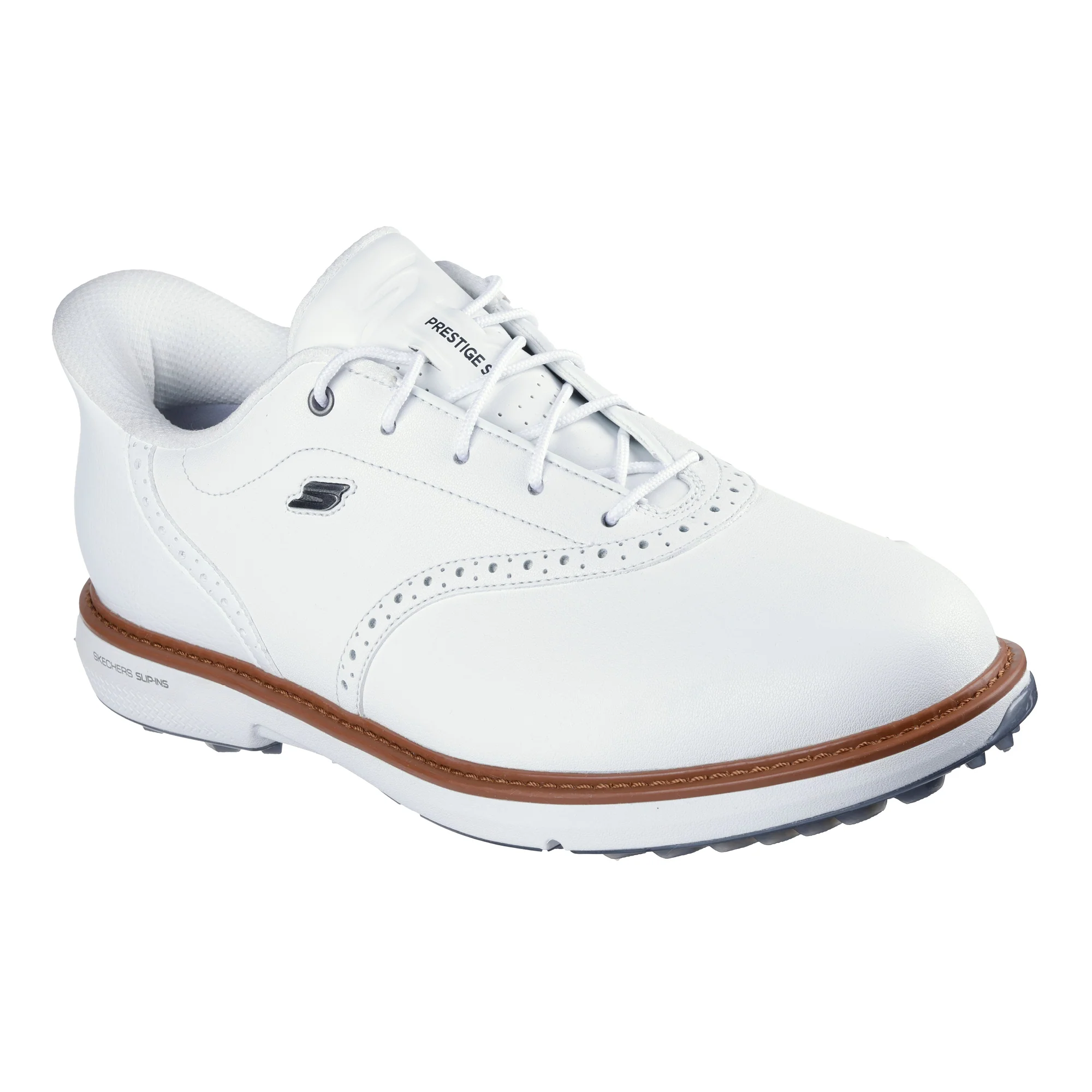 Skechers Men's Go Golf Prestige Spikeless Golf Shoes - White - Image 3