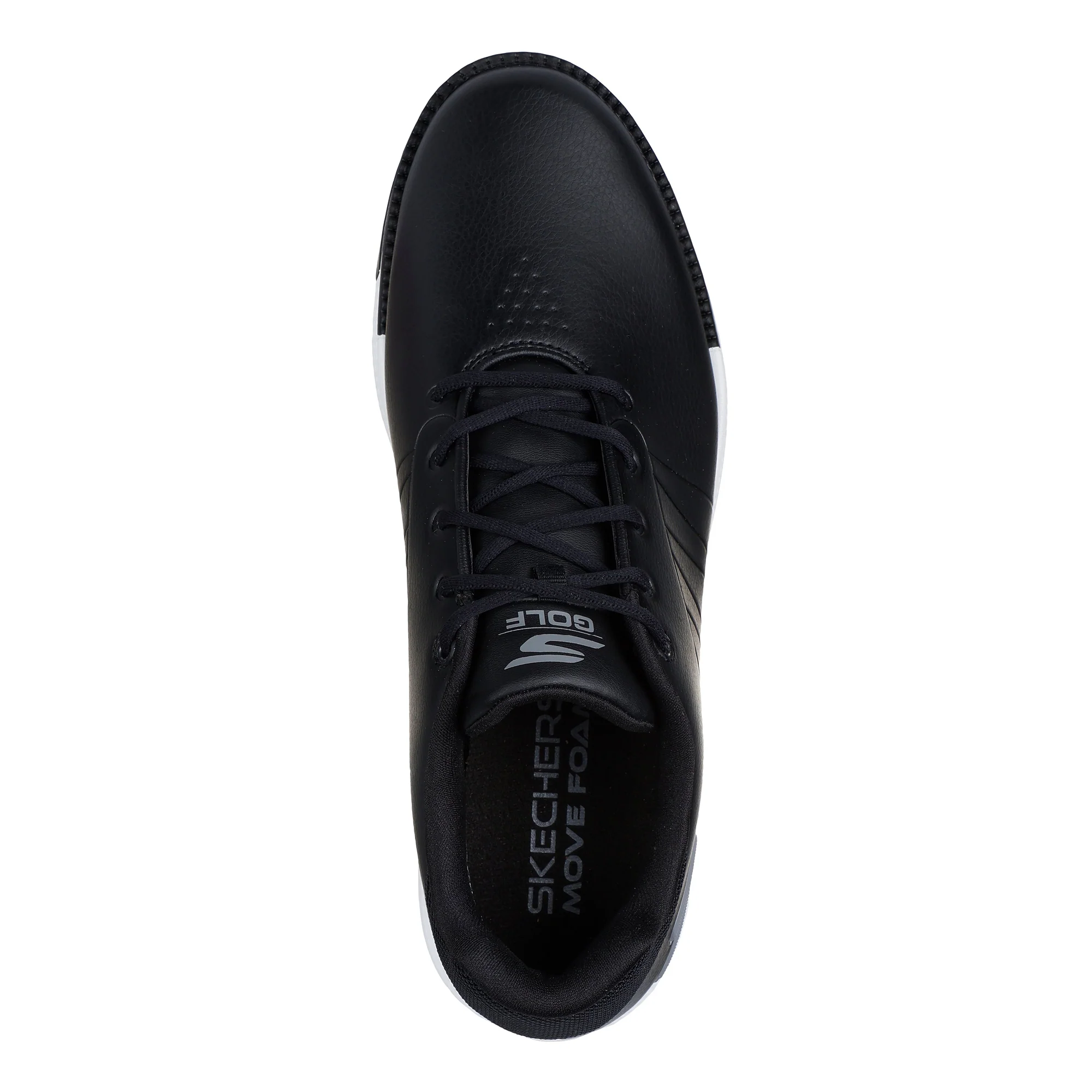 Skechers Men's Go Golf Tempo Spikeless Golf Shoes - Black & White - Image 4