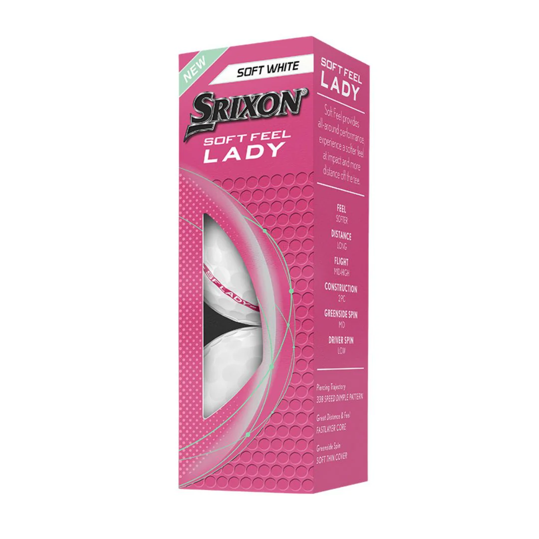 Srixon Soft Feel Lady Golf Balls 2025 (White) - Image 3