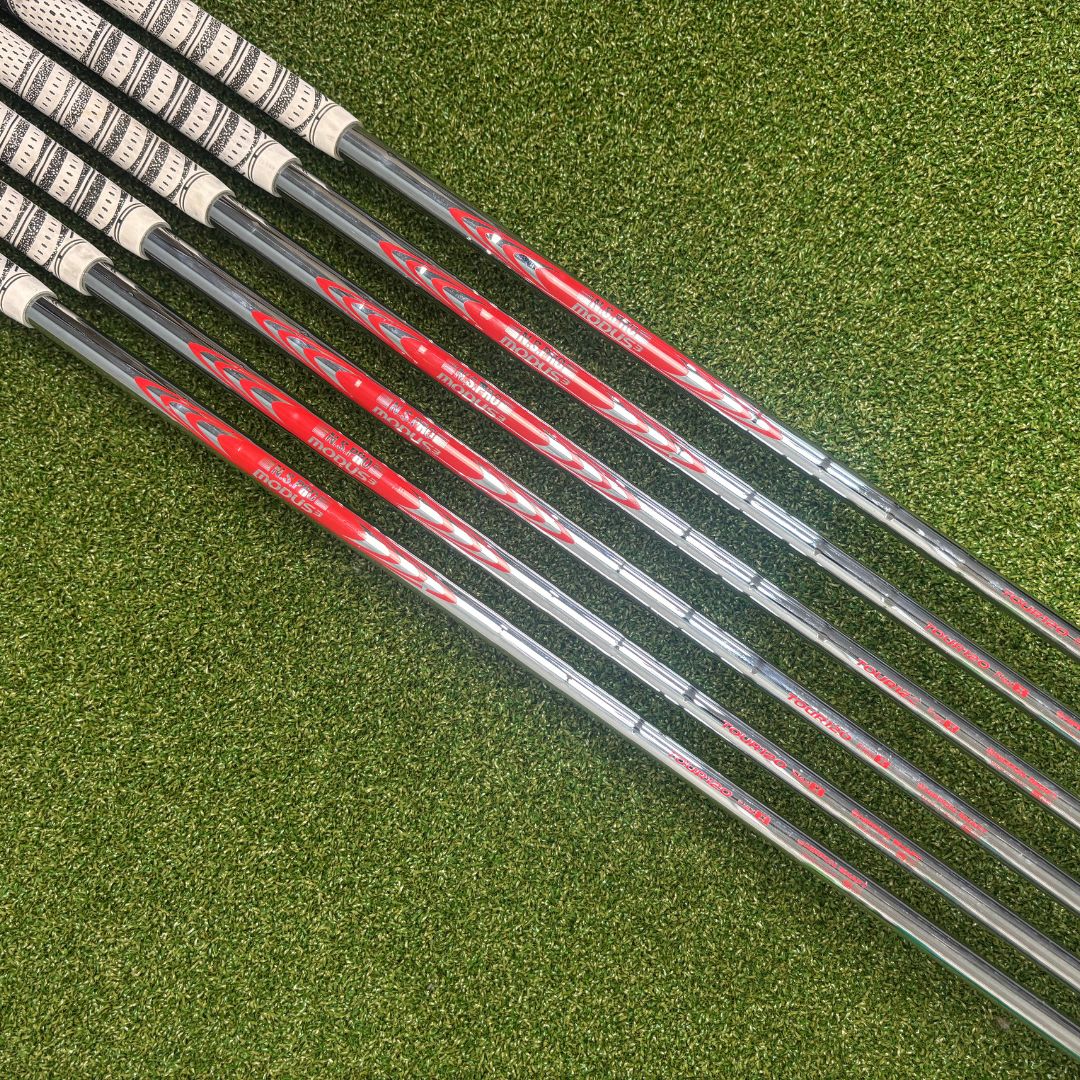 Taylormade P7MC Irons – 5-PW – N.S. Pro Modus 120g Extra Stiff – MCC Black/White Grips - Image 4