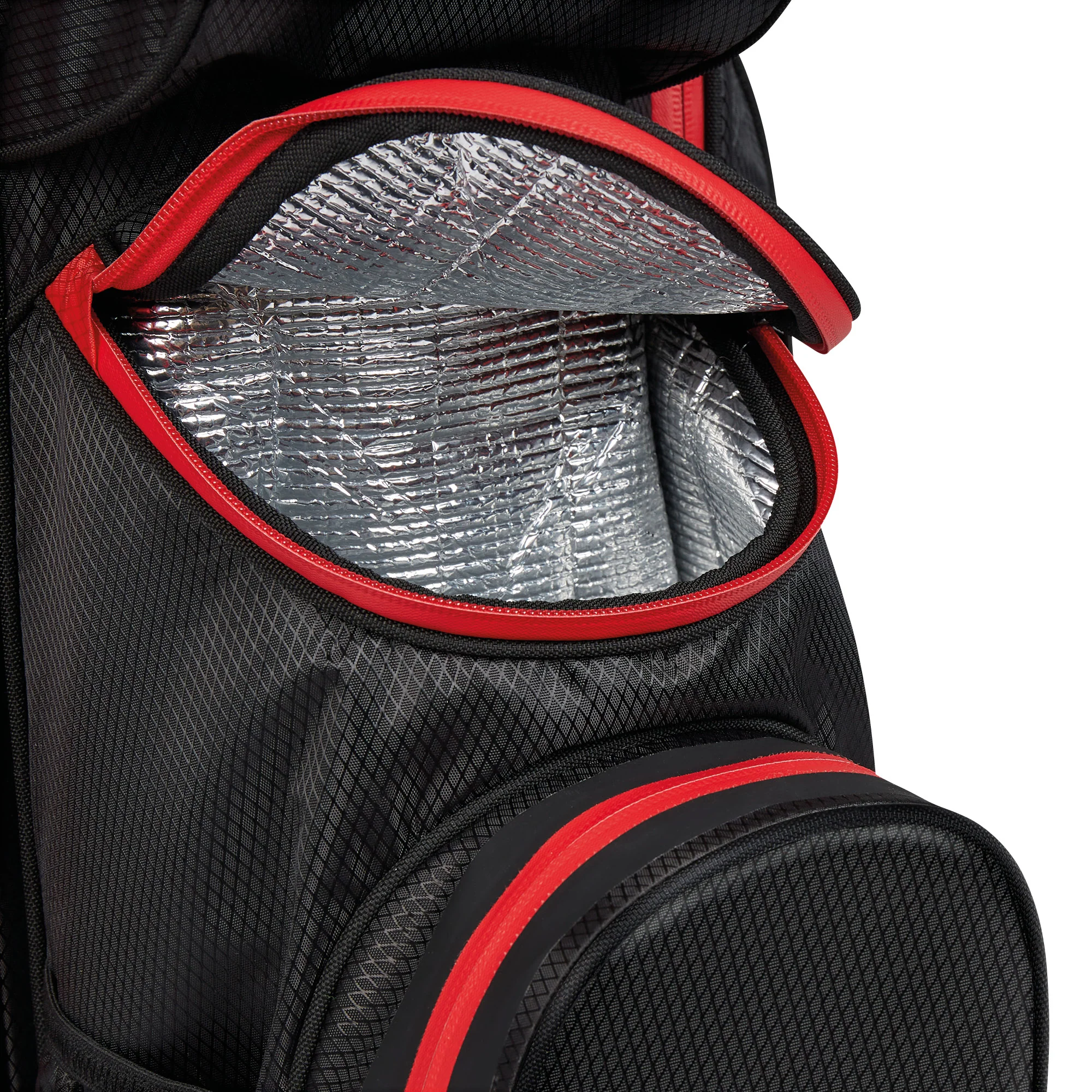Titleist Cart 14 Stadry Golf Cart Bag - Black, Black & Red - Image 7