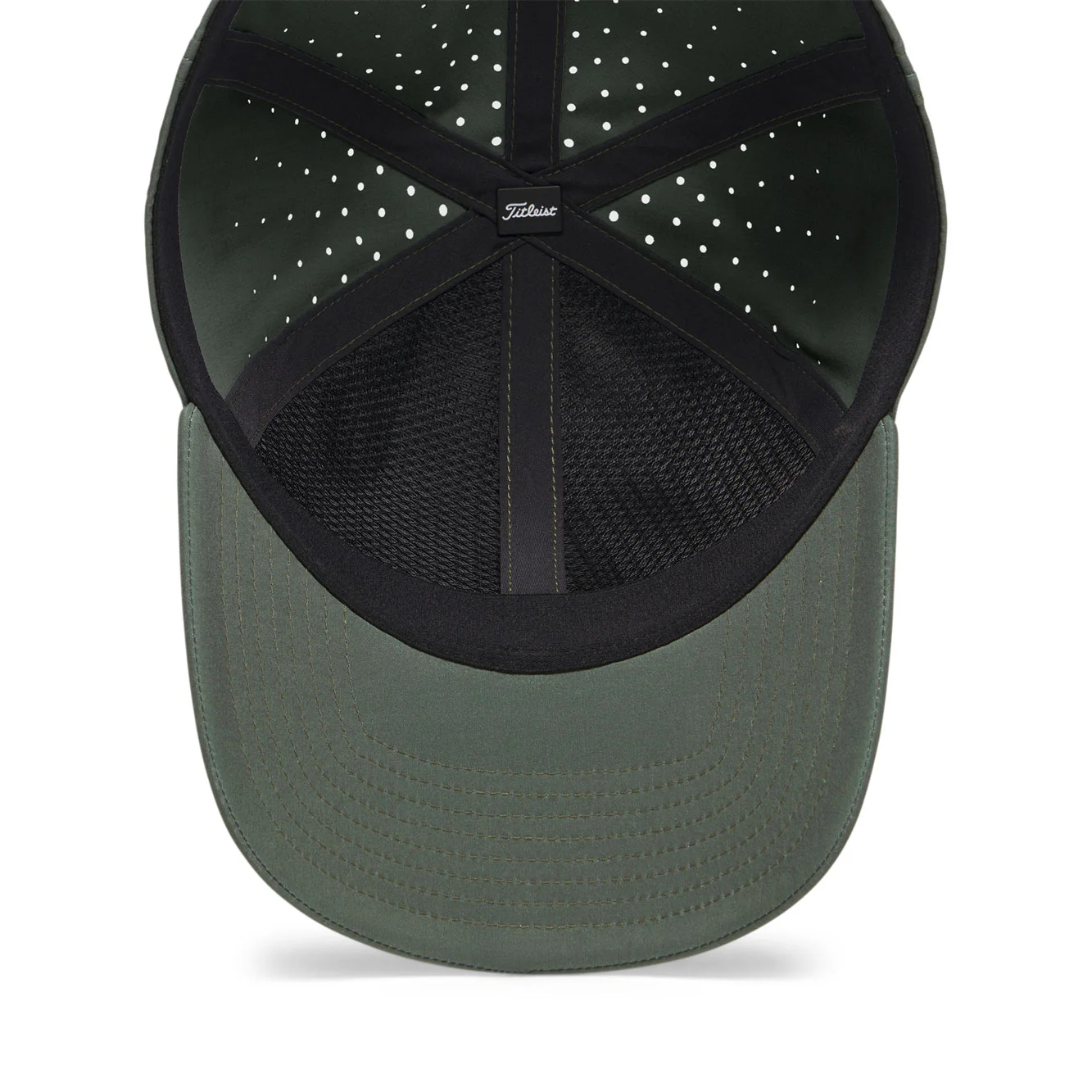 Titleist Charleston Breezer Golf Cap - Cypress, Black & White - Image 4