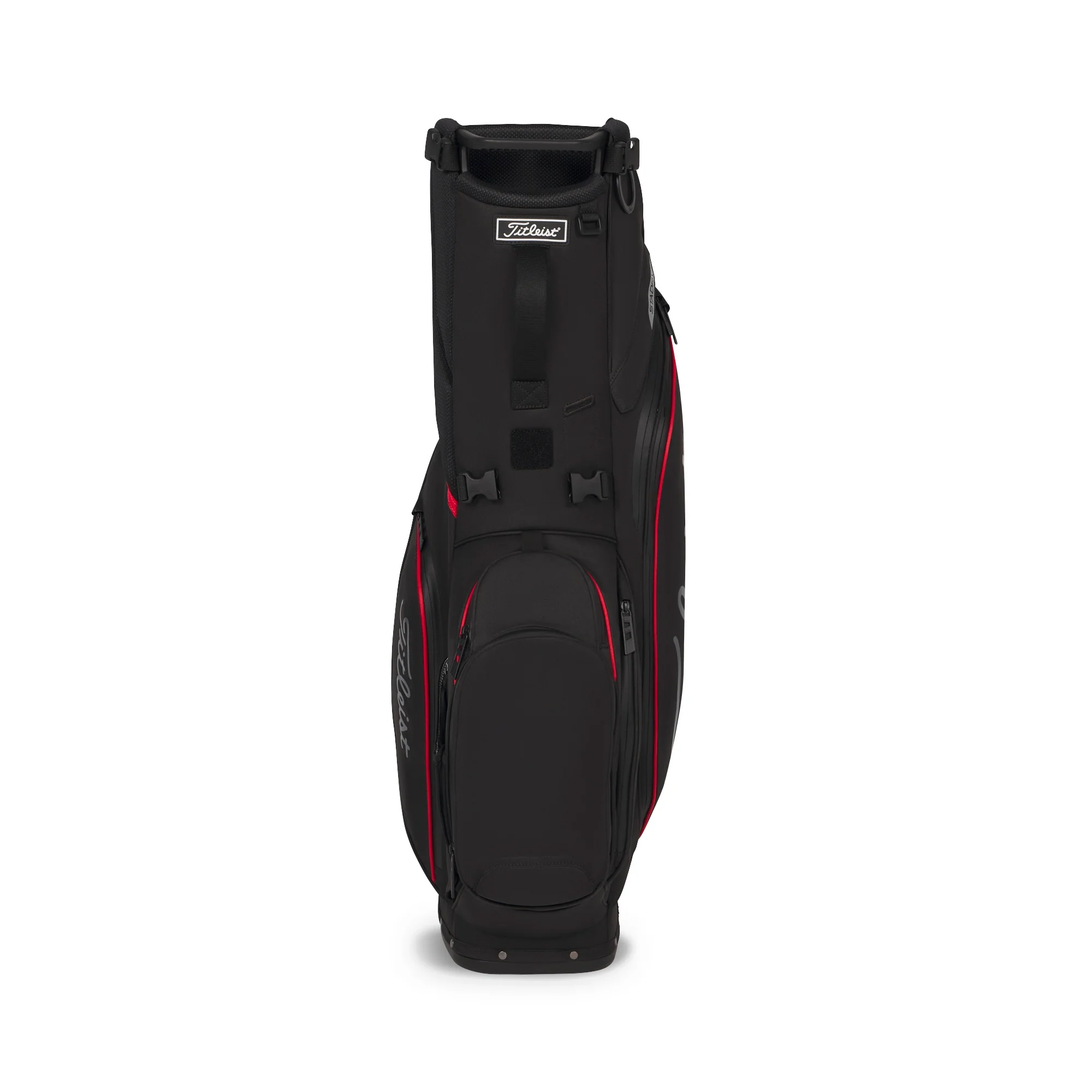 Titleist Players S5 StaDry Golf Stand Bag - Black, Red & Graphite - Image 3