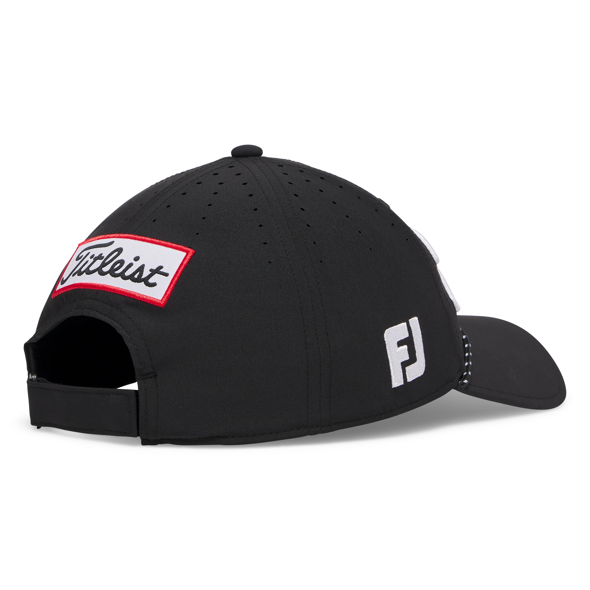 Titleist Tour Breezer Golf Cap - Black & White - Image 4