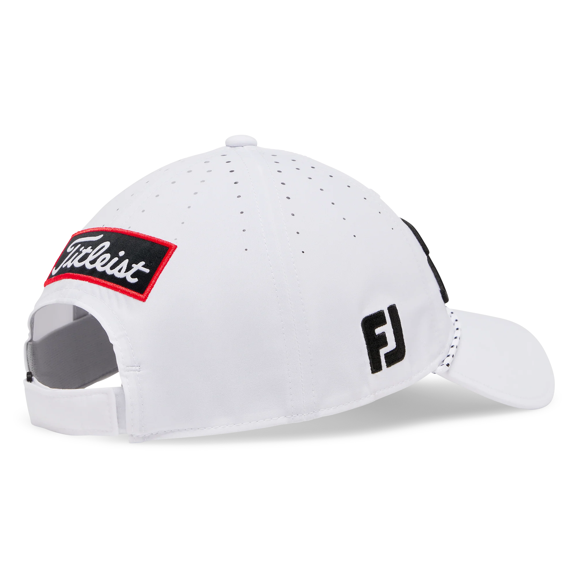Titleist Tour Breezer Golf Cap - White & Black - Image 4
