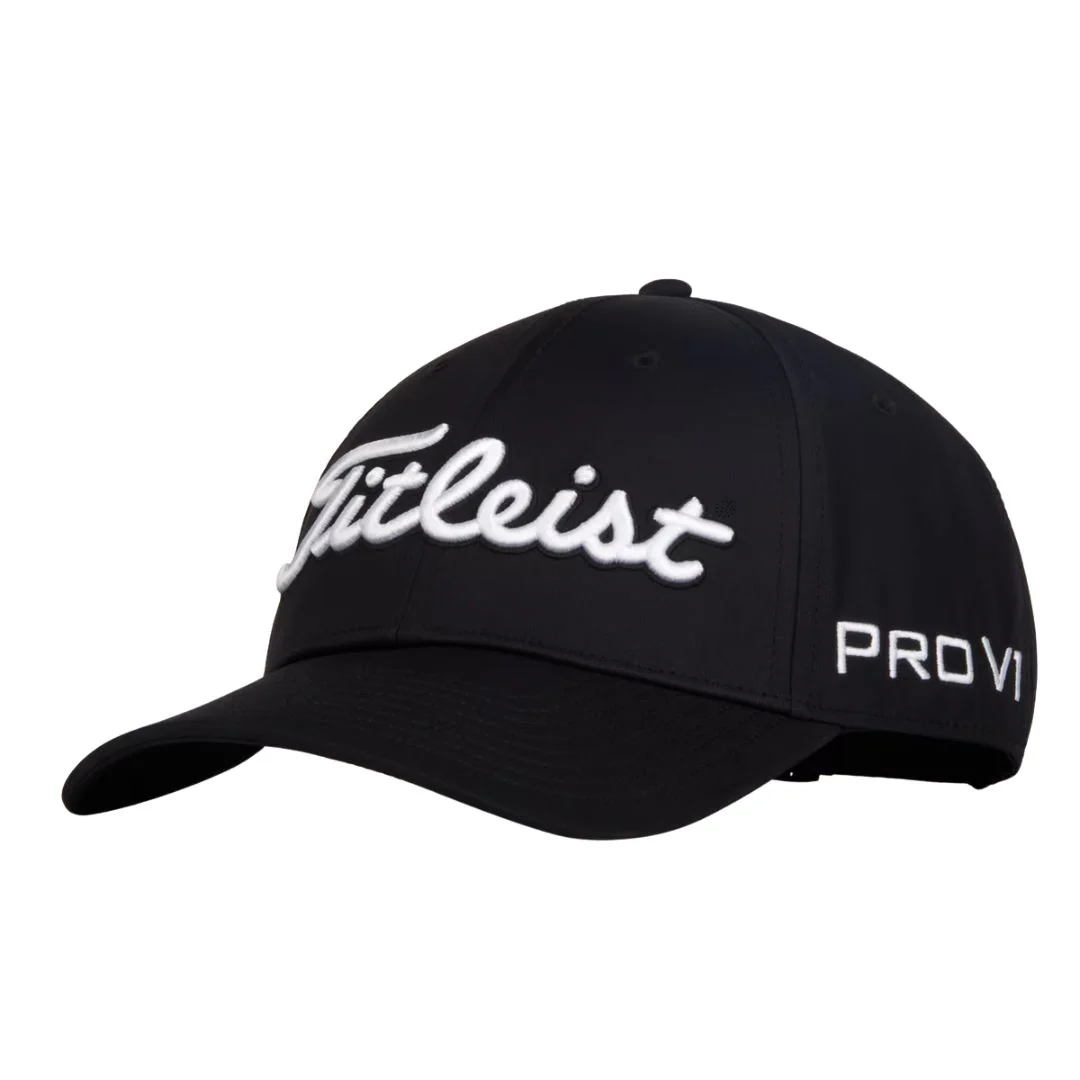 Titleist Tour Performance Golf Cap - Black & White