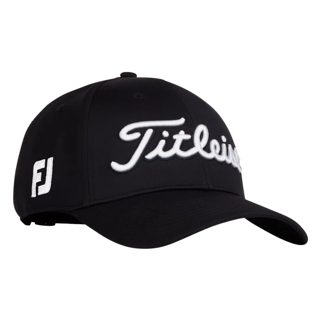 Titleist Tour Performance Golf Cap - Black & White - Image 2
