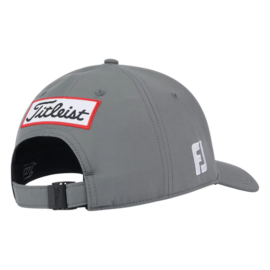 Titleist Tour Performance Golf Cap - Charcoal & White - Image 4