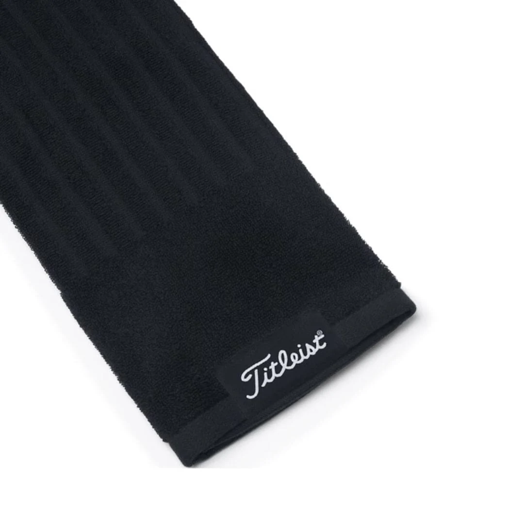 Titleist Trifold Golf Cart Towel - Black - Image 2