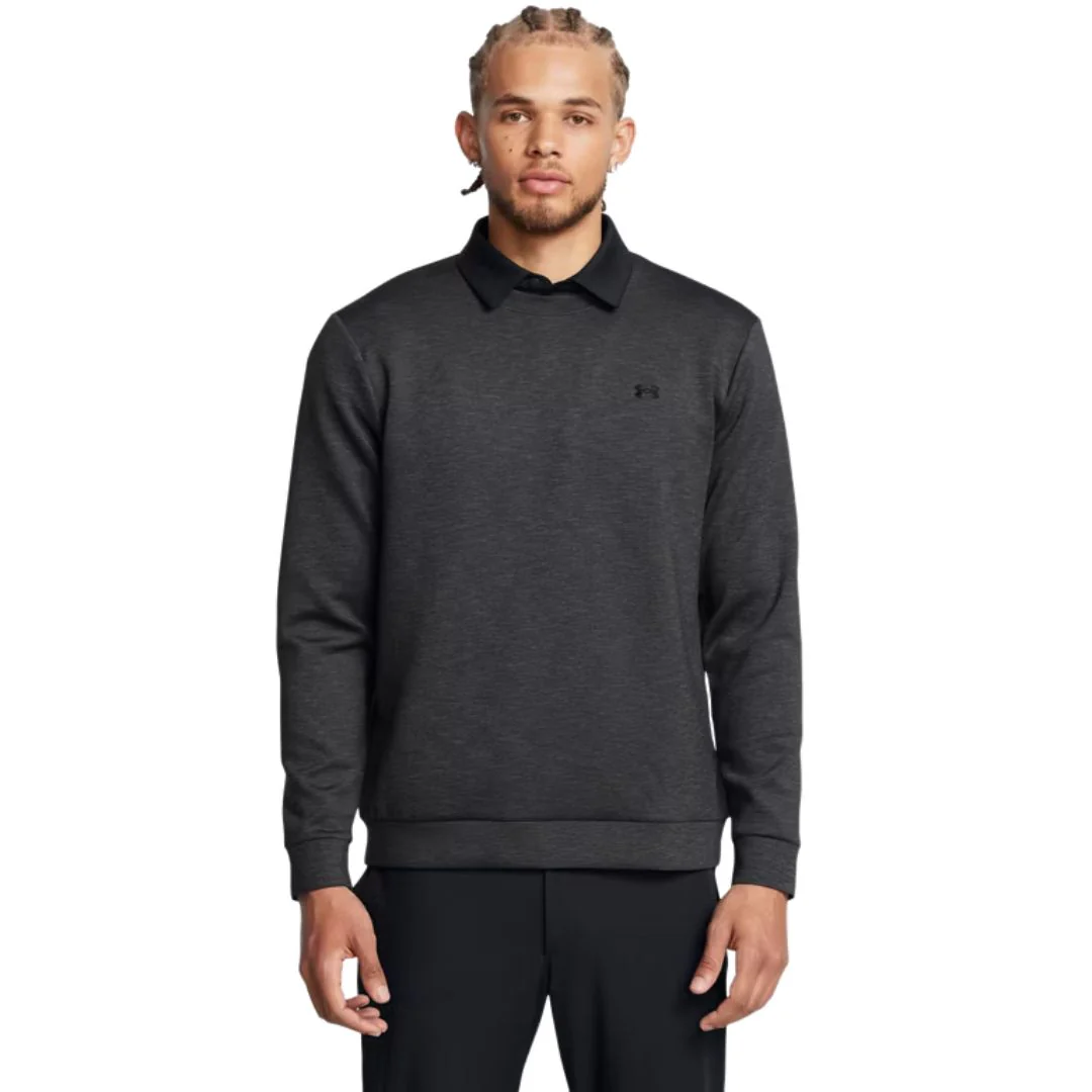 Under Armour Drive Crewneck Pullover - Black & Anthracite - Image 3