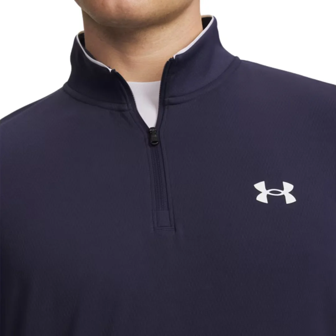 Under Armour Matchplay 1/4 Zip Pullover - Navy - Image 3