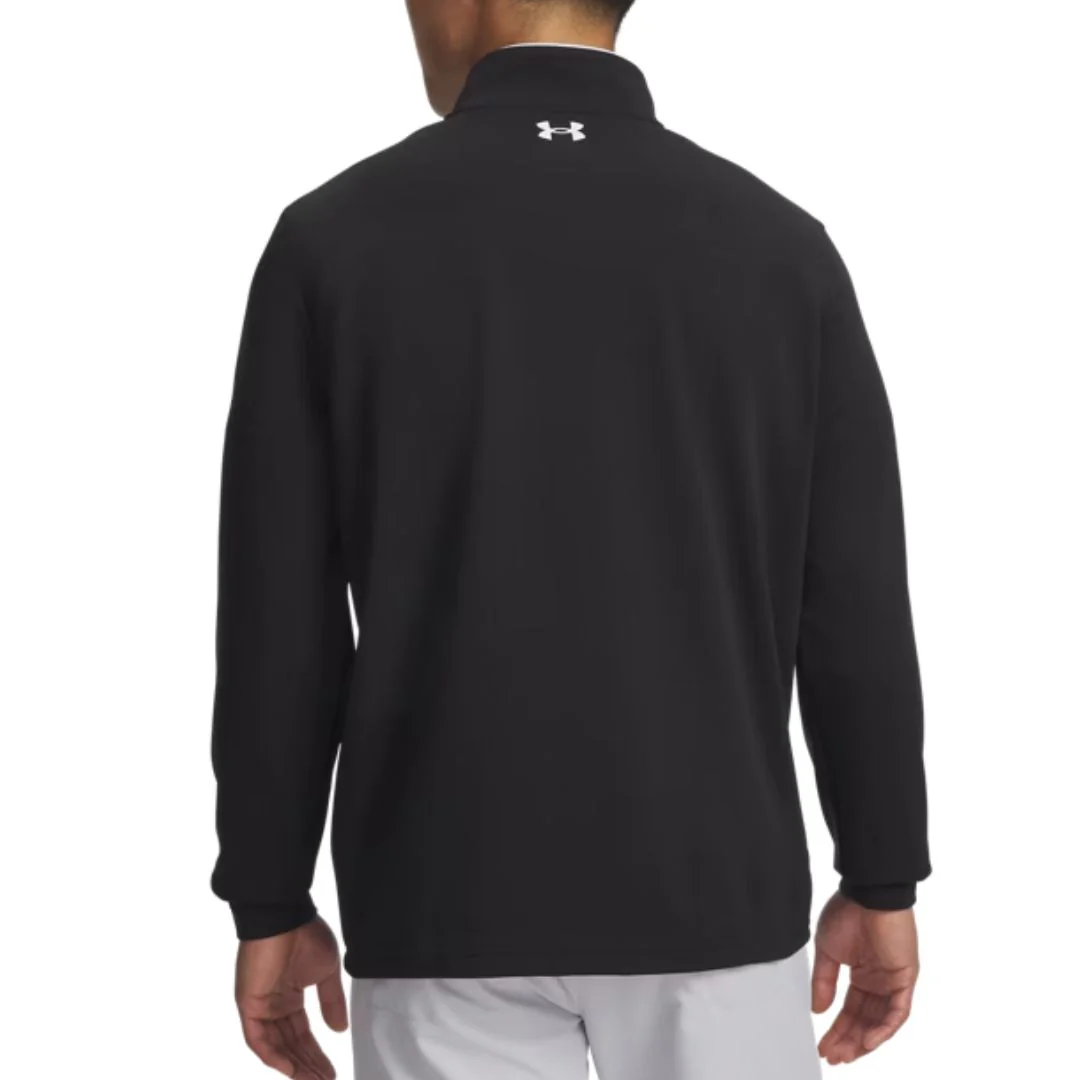 Under Armour Matchplay 1/4 Zip Pullover - Black - Image 2