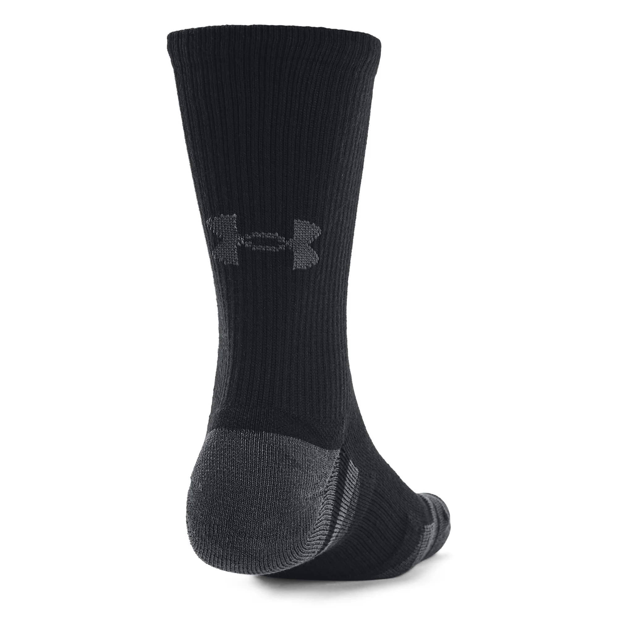 Under Armour Performance Tech Crew Socks 3-Pack - Black - Size 7.5-12 - Image 4