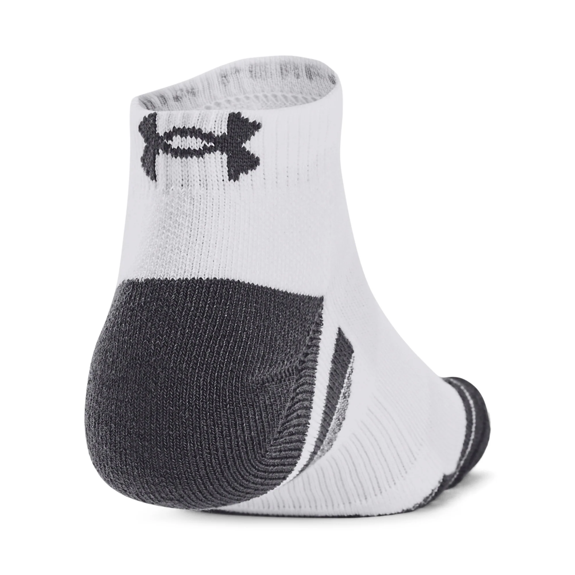 Under Armour Performance Tech Low Cut Socks 3-Pack - White - Size 7.5-12 - Image 3