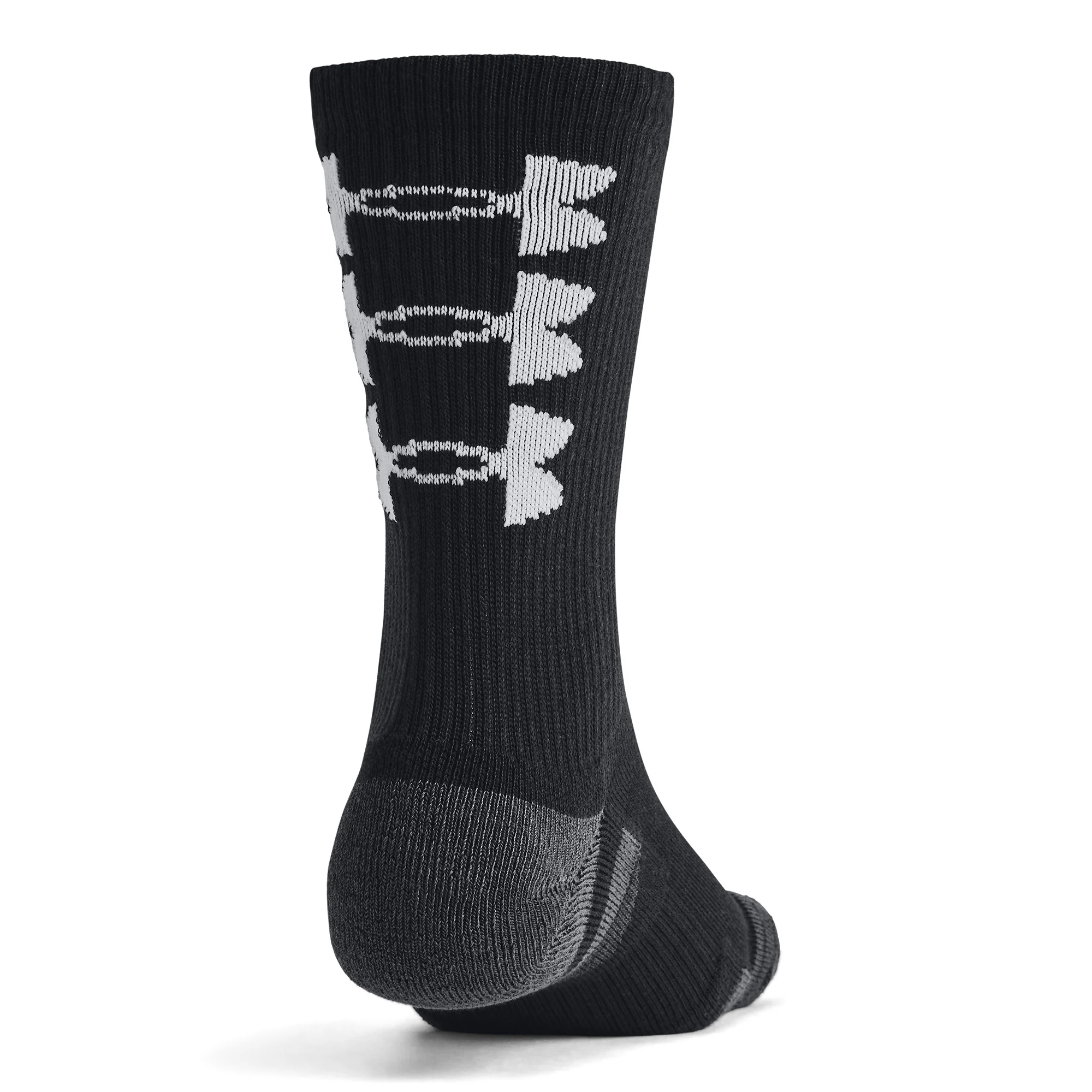Under Armour Performance Tech Nov Crew Socks 3-Pack - Black - Size 7.5-12 - Image 6