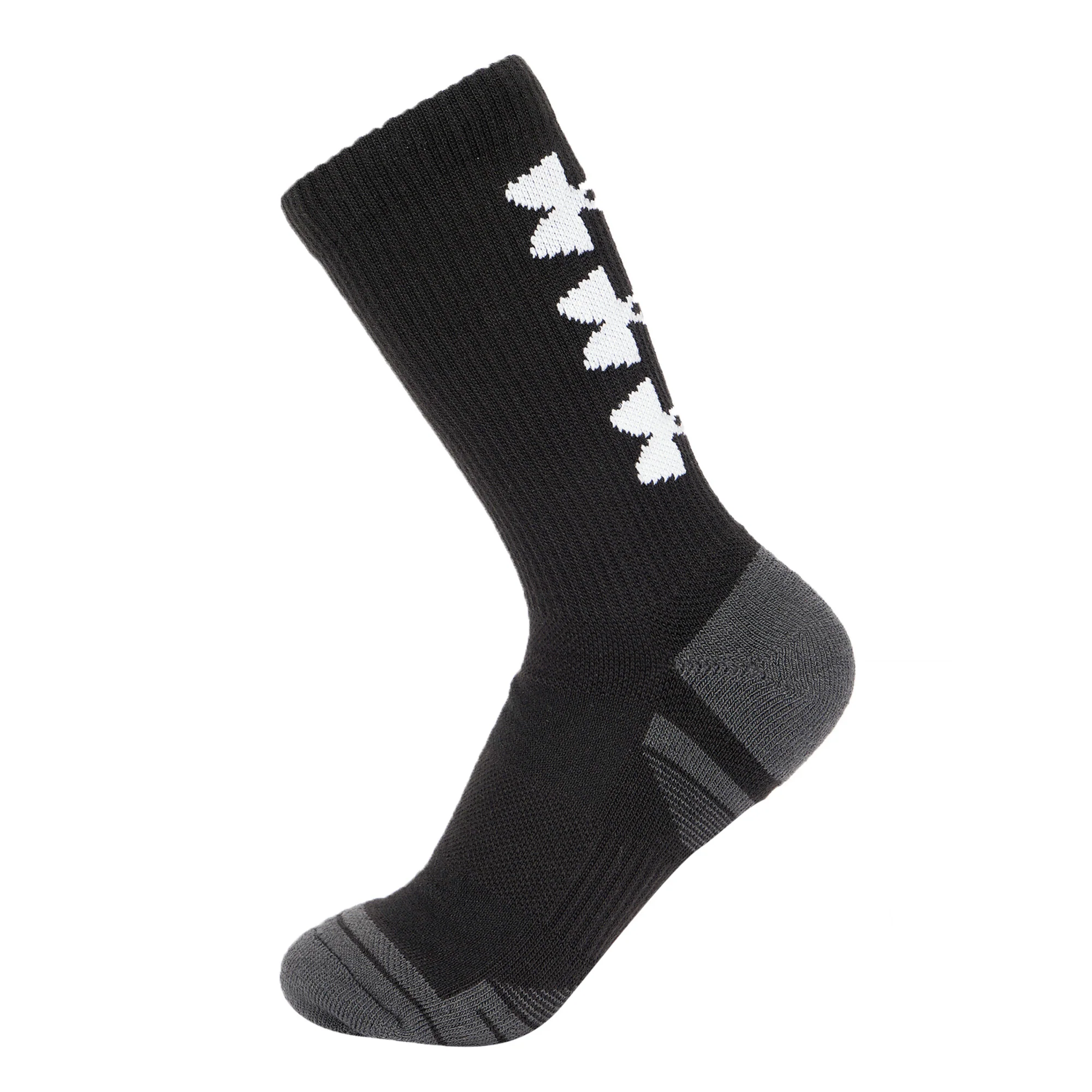 Under Armour Performance Tech Nov Crew Socks 3-Pack - Black - Size 7.5-12 - Image 7