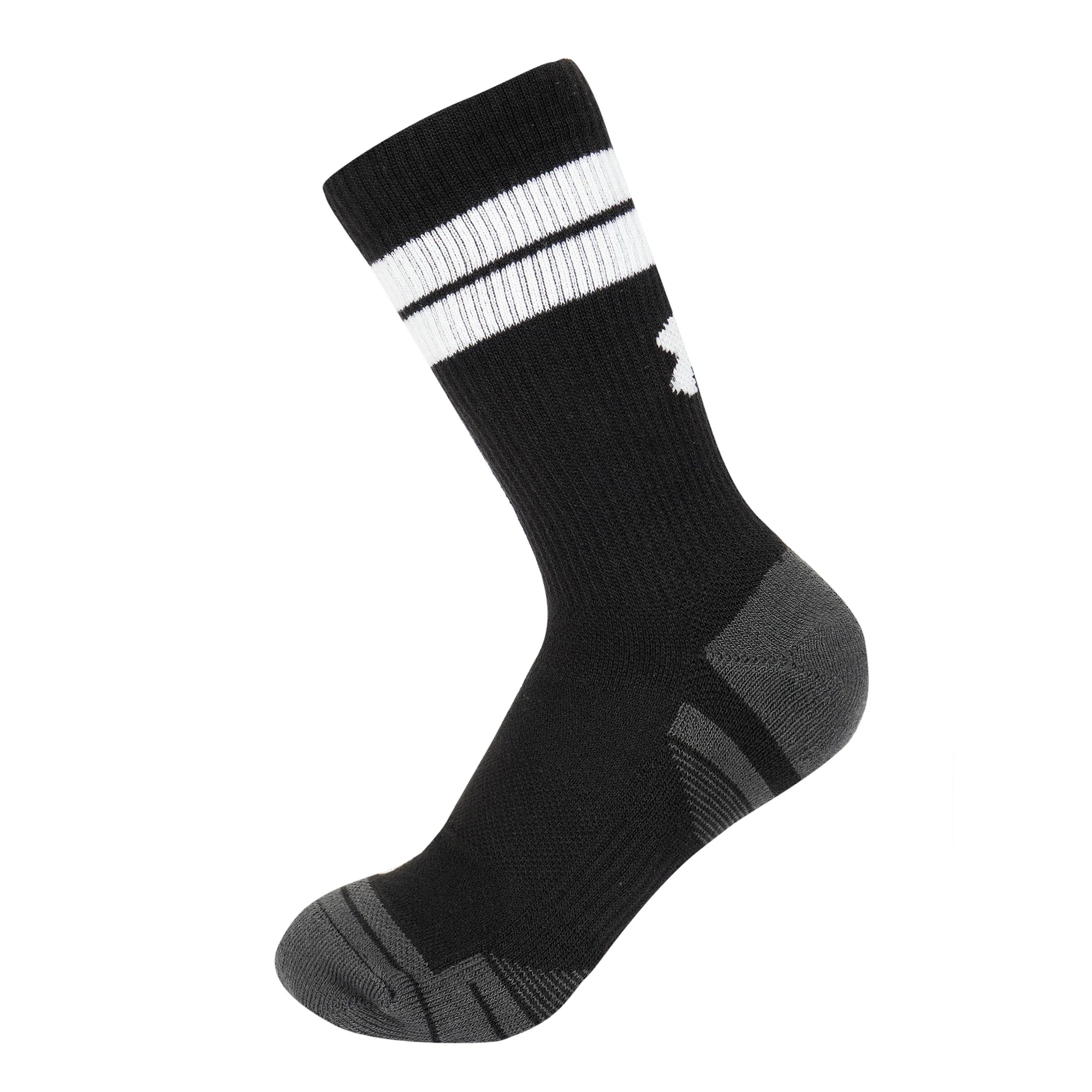 Under Armour Performance Tech Nov Crew Socks 3-Pack - Black - Size 7.5-12 - Image 8