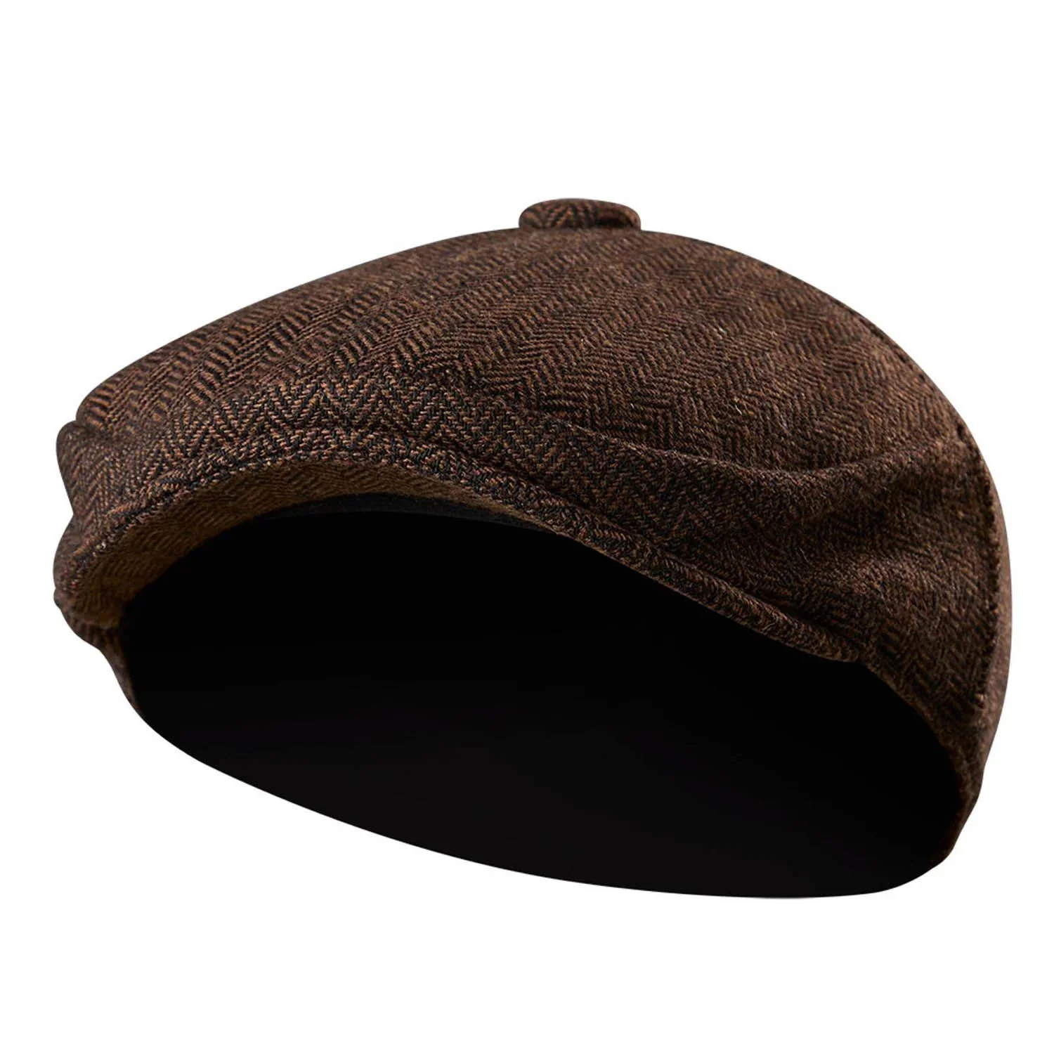 Wilson Classic Ivy Flat Cap - Tweed Brown