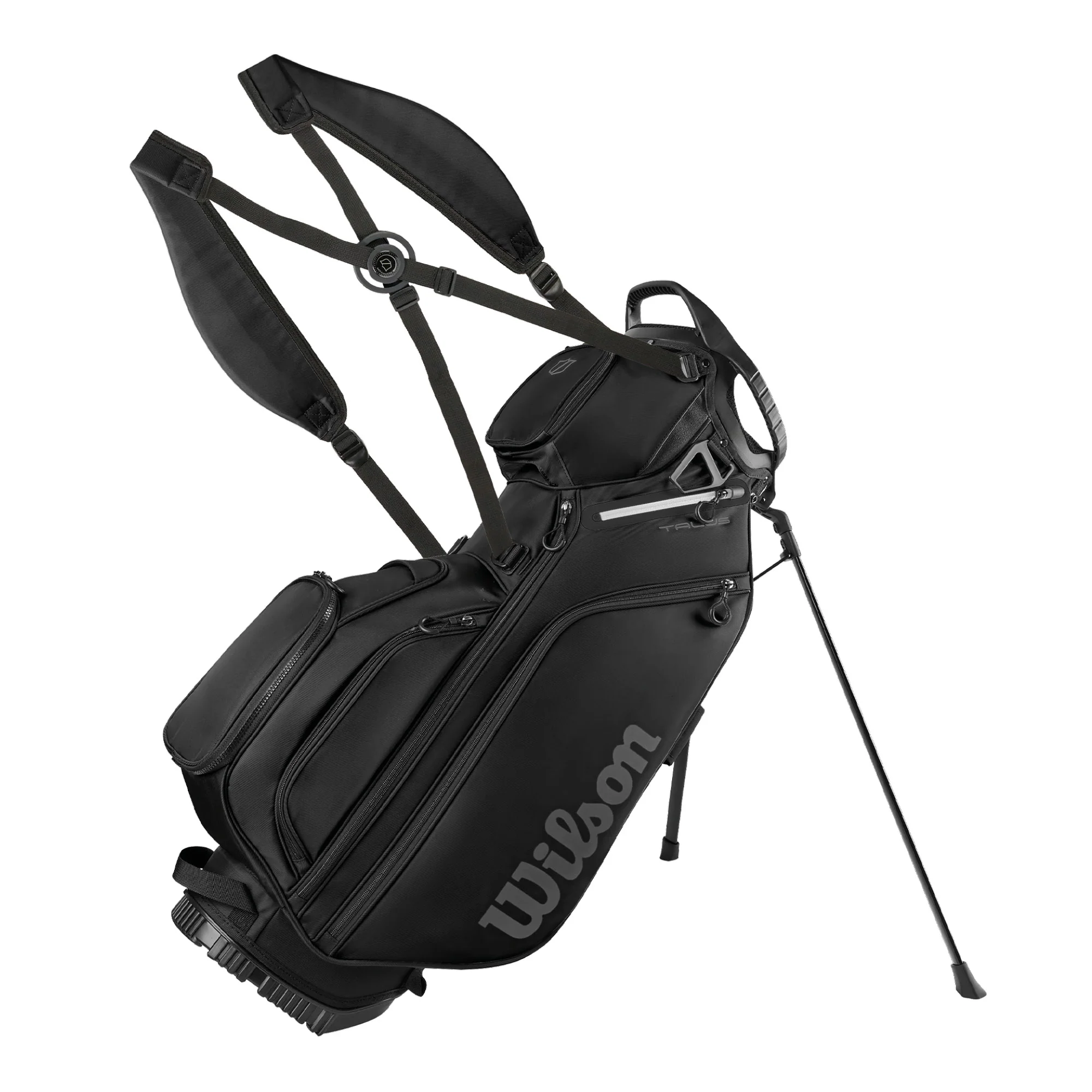 Wilson Talus 5 Golf Stand Bag - Black & White - Image 3