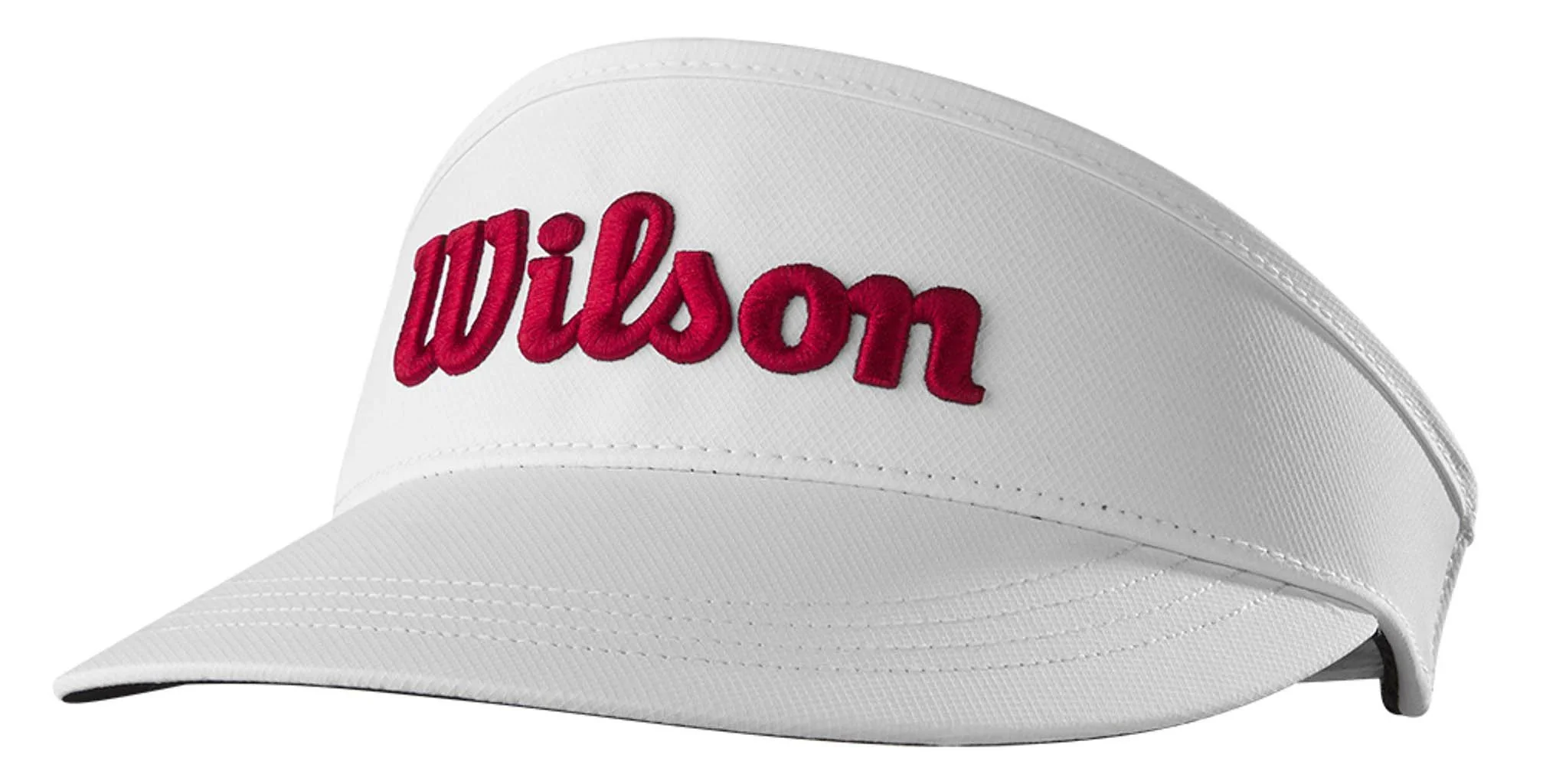 Wilson Tour Golf Visor - White & Red
